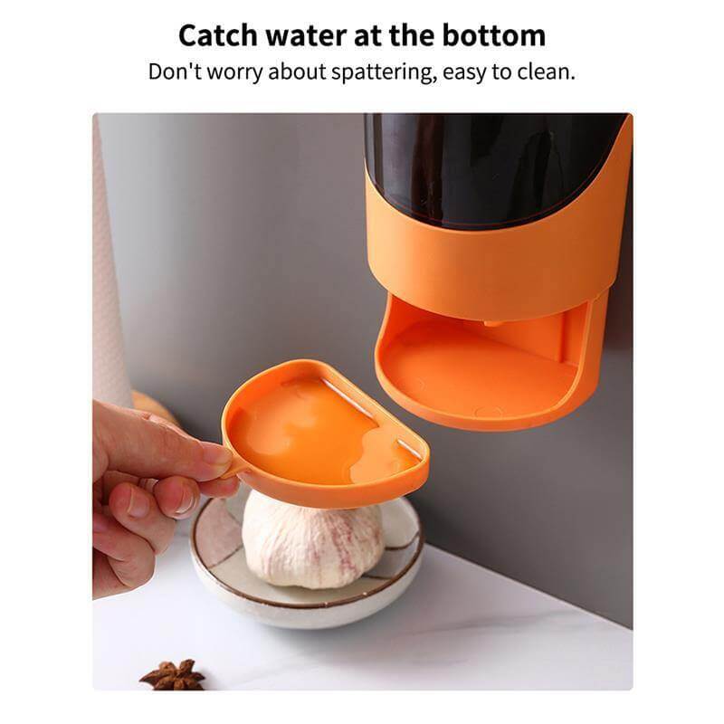 Wall Mounted Kitchen Oil Storage Dispenser - MaviGadget