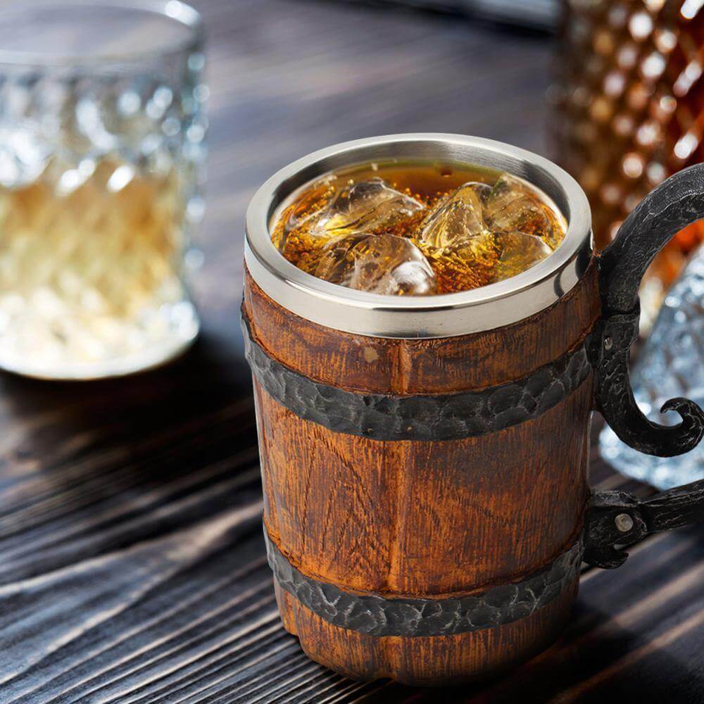 Ancient Skull Stainless Steel Mug - MaviGadget