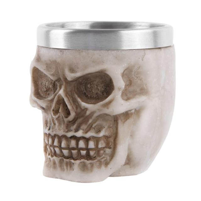 Ancient Skull Stainless Steel Mug - MaviGadget