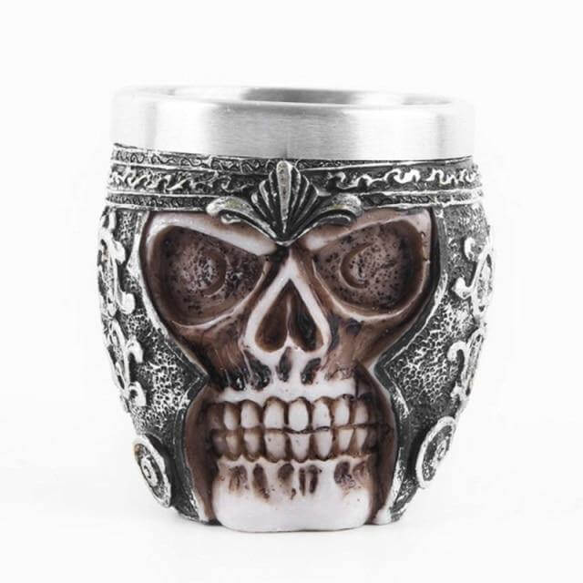 Ancient Skull Stainless Steel Mug - MaviGadget