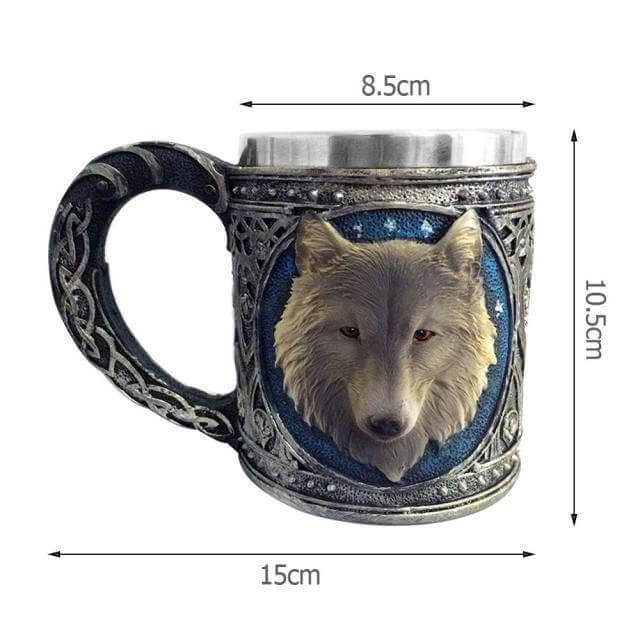 Ancient Skull Stainless Steel Mug - MaviGadget