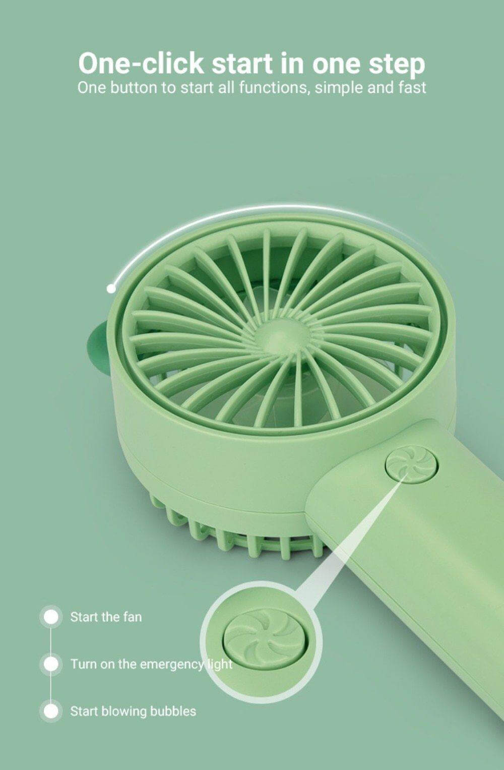 Magic Fan USB Automatic Bubble Blower Machine - MaviGadget