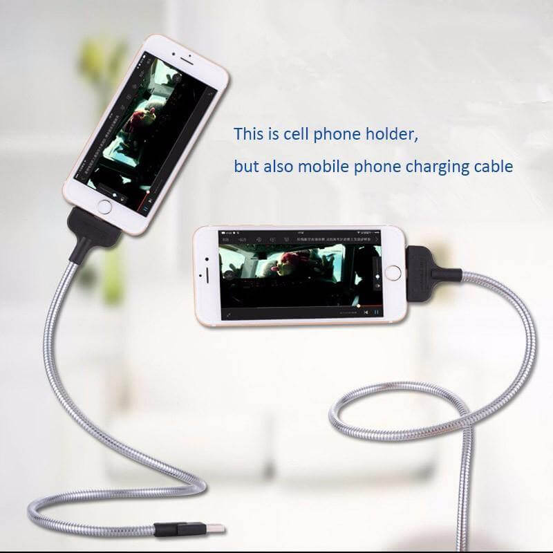 Lazy Flexible Smartphone Charger Stand - MaviGadget
