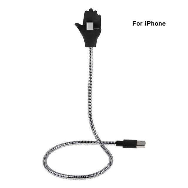 Lazy Flexible Smartphone Charger Stand - MaviGadget
