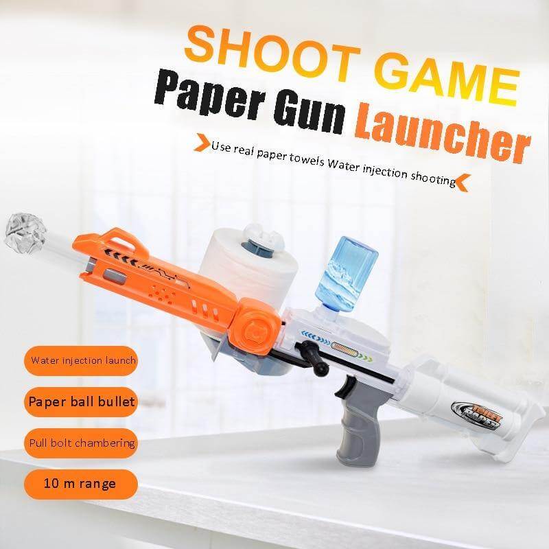 Wet Roll Paper Toy Shooting Gun - MaviGadget