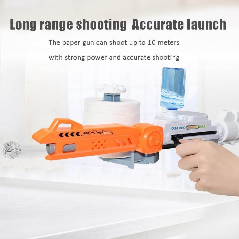 Wet Roll Paper Toy Shooting Gun - MaviGadget