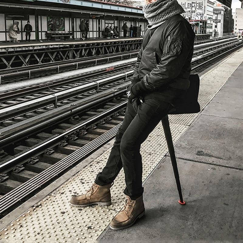 Portable Telescopic Foldable Travel Easy Sit Stool - MaviGadget