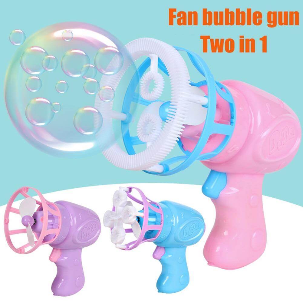 Electric Kids Bubble Flower Fan - MaviGadget