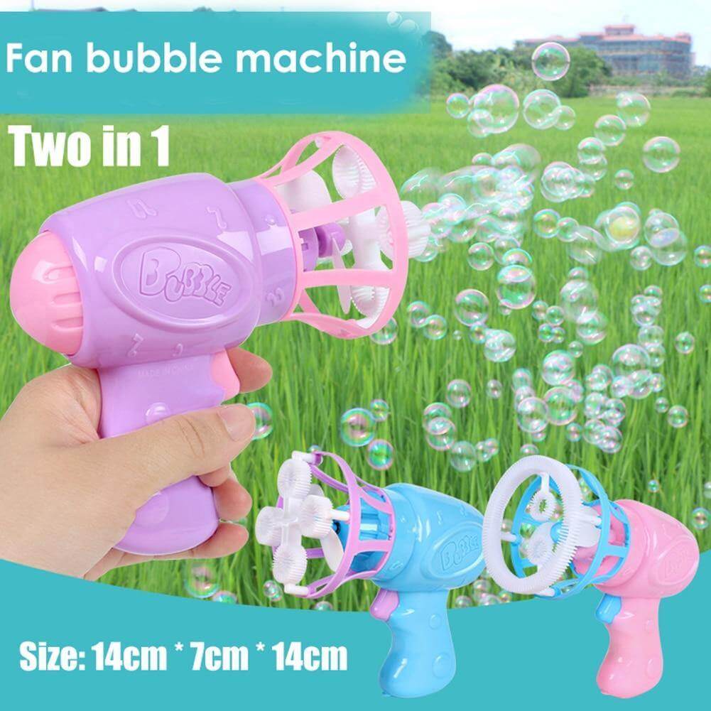 Electric Kids Bubble Flower Fan - MaviGadget