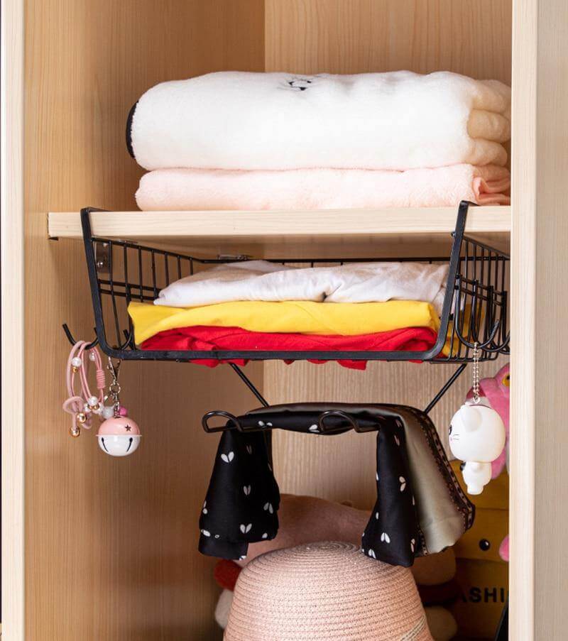 Easy Hang Kitchen Cabinet Storage Organizer Rack - MaviGadget