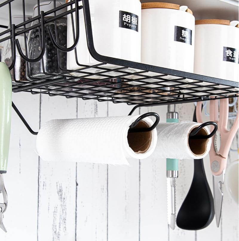 Easy Hang Kitchen Cabinet Storage Organizer Rack - MaviGadget