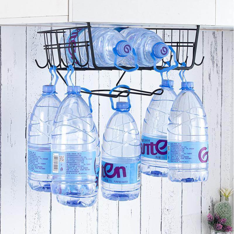 Easy Hang Kitchen Cabinet Storage Organizer Rack - MaviGadget