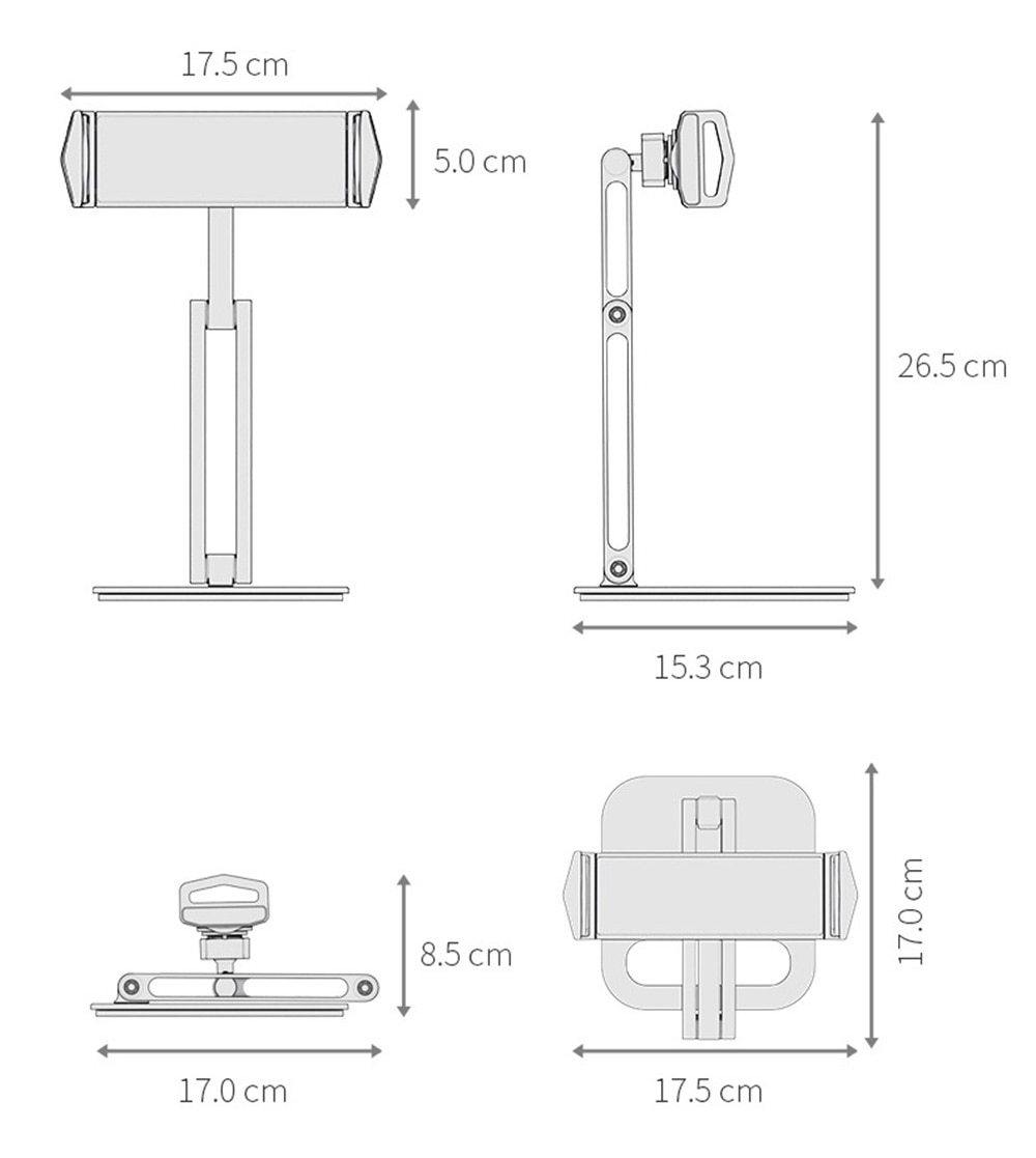 360 Adjustable Foldable Ergonomic Tablet Holder - MaviGadget