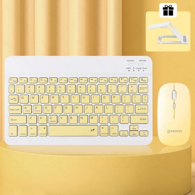 Bluetooth Mini Thin Keyboard Mouse Set - MaviGadget