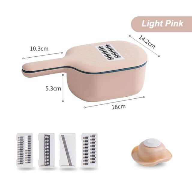 Pastel Multifunctional Easy Storage Grater - MaviGadget