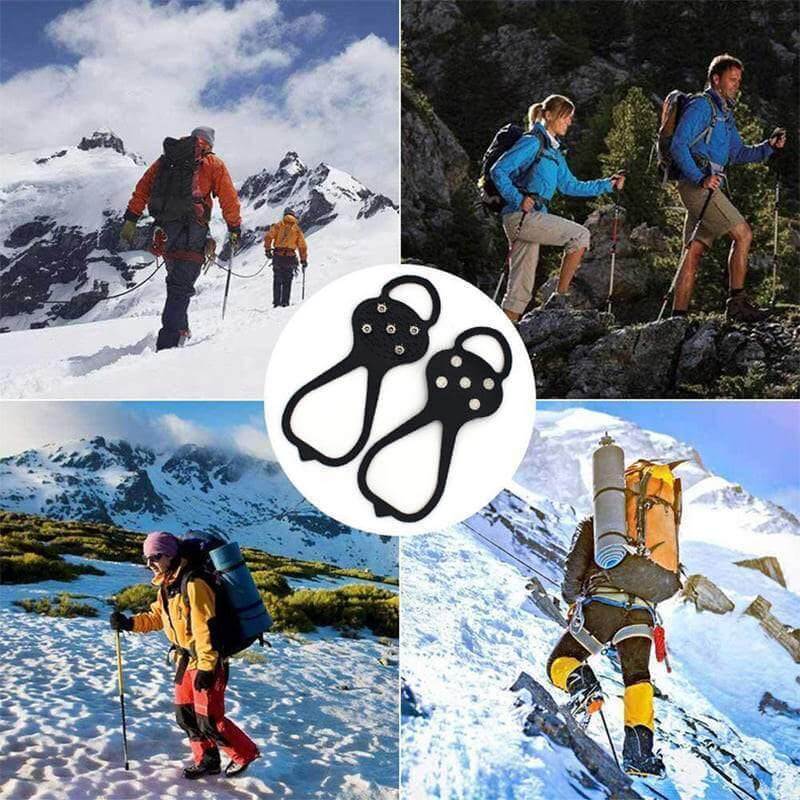 Non-Slip Hiking Snow Climbing Shoe Spike Grips - MaviGadget