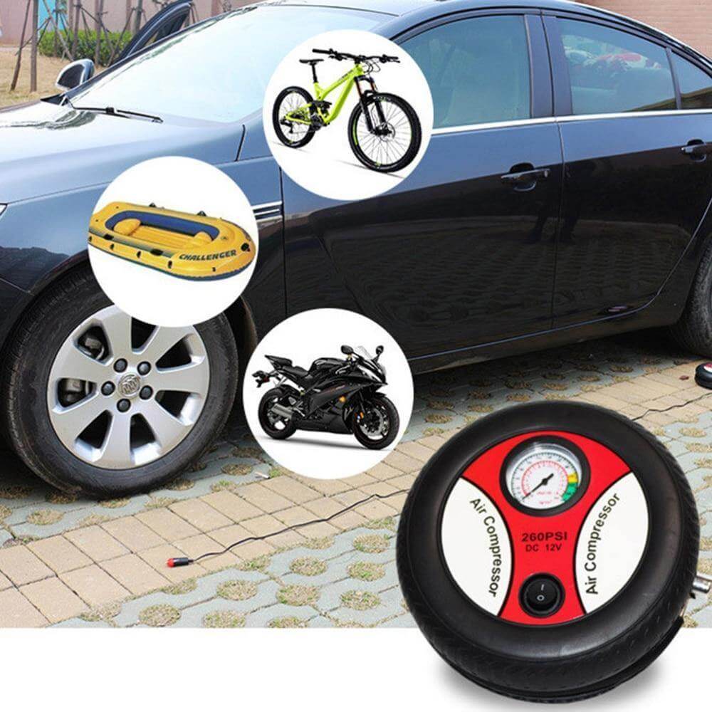Portable Car Tire Air Compressor Machine - MaviGadget