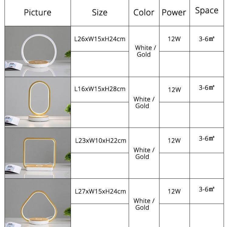 Elegant Nordic Touch LED Table Lamp - MaviGadget