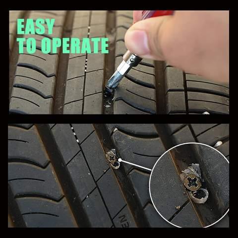Easy Fix Tubeless Vacuum Tire Repair Rubber Nail - MaviGadget