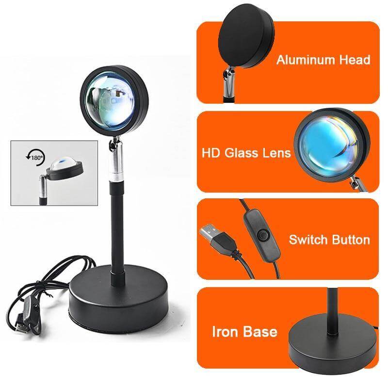 Remote Control Sunset Atmosphere LED Lamp - MaviGadget