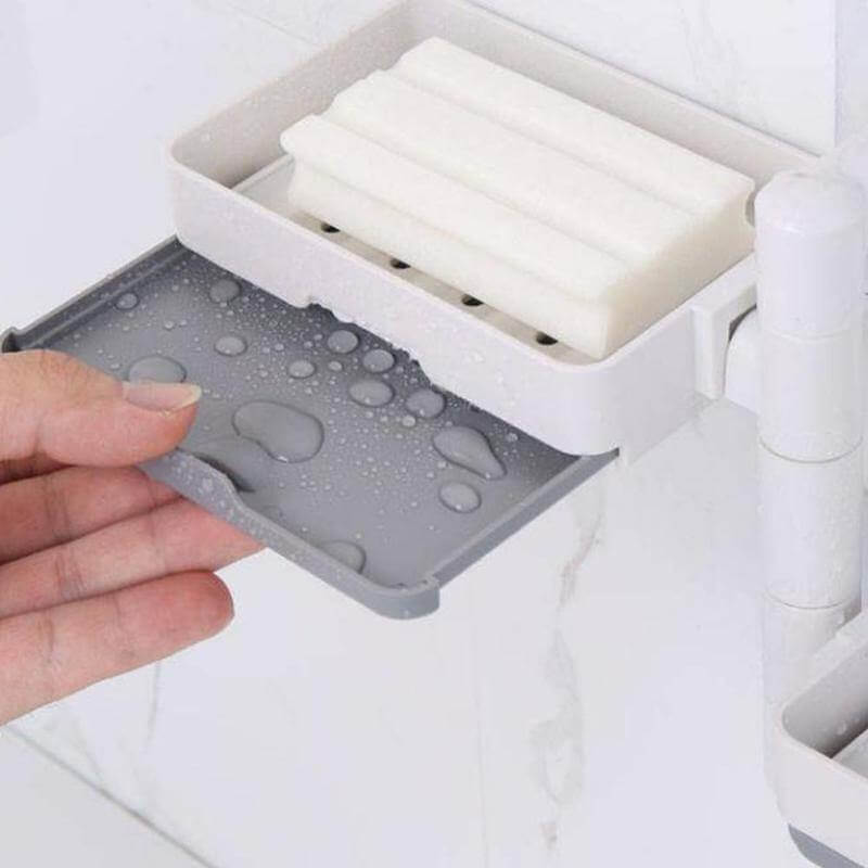 Wall-Mounted Multi Layer Rotatable Soap Holder - MaviGadget