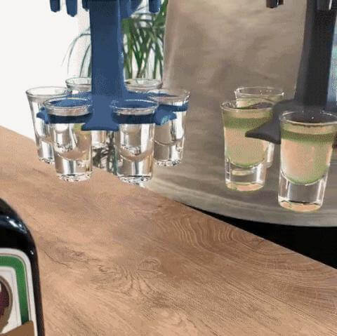 6-Shot Portable Party Time Fun Drink Dispenser - MaviGadget