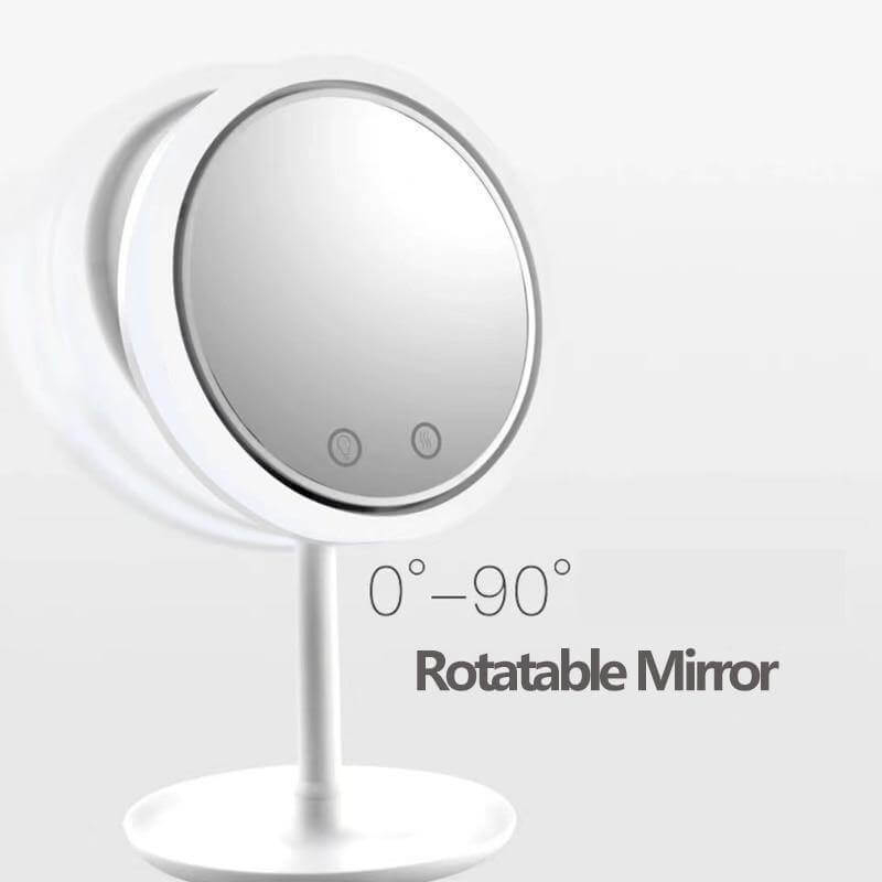 2in1 LED Light Makeup Mirror With Fan - MaviGadget