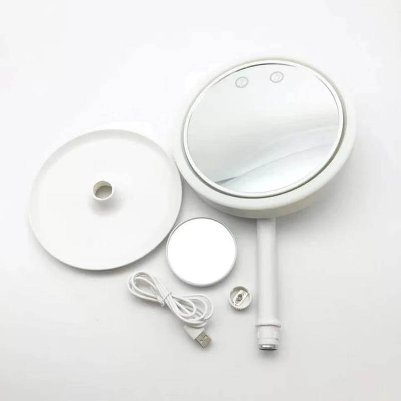 2in1 LED Light Makeup Mirror With Fan - MaviGadget