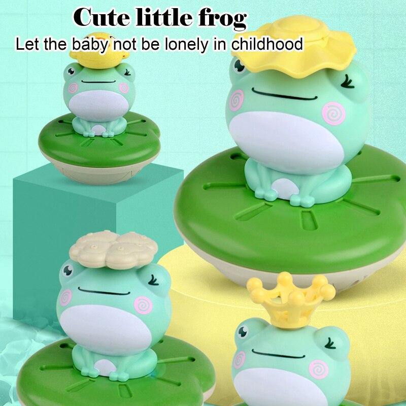 Floating Frog Rotating Sprinkler Toy - MaviGadget
