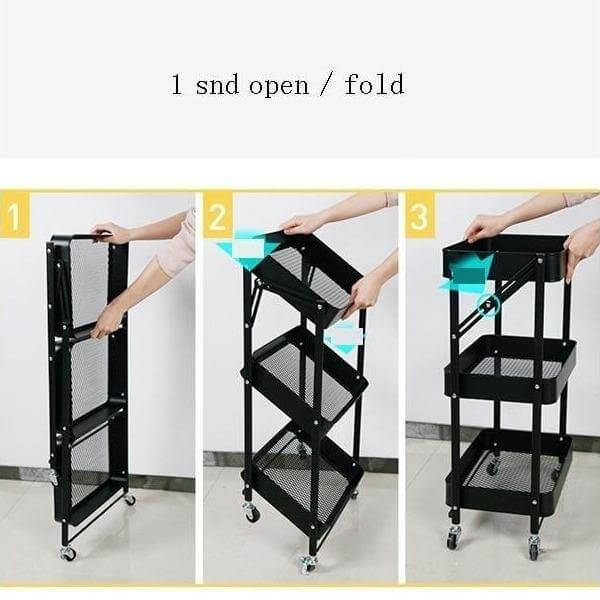 Foldable Easy Kitchen Stuff Storage Organizer - MaviGadget