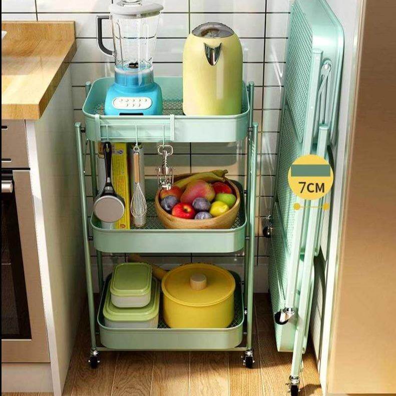 Foldable Easy Kitchen Stuff Storage Organizer - MaviGadget