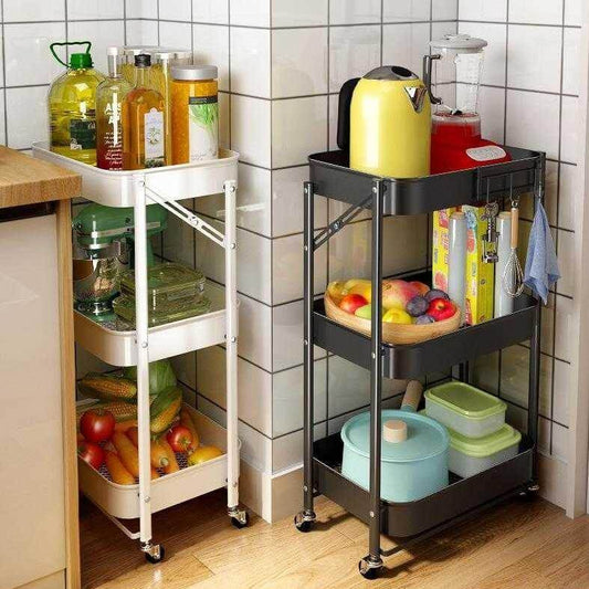 Foldable Easy Kitchen Stuff Storage Organizer - MaviGadget