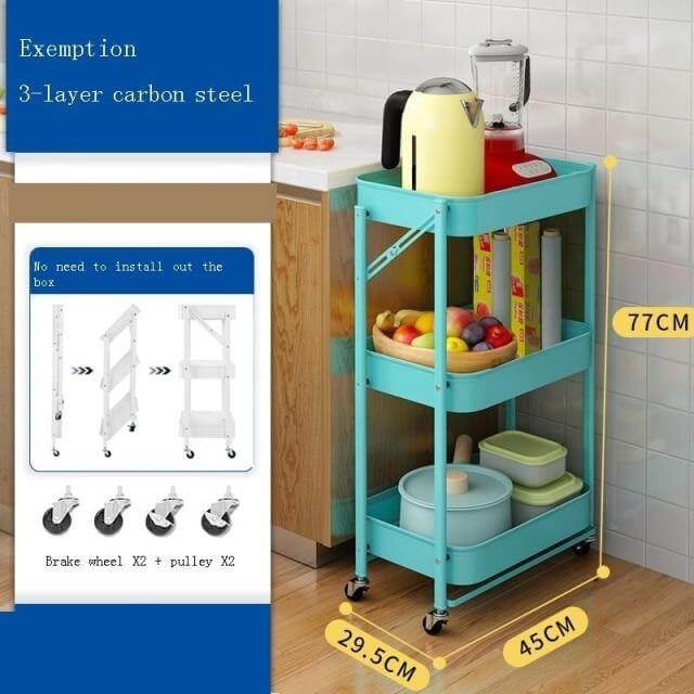 Foldable Easy Kitchen Stuff Storage Organizer - MaviGadget