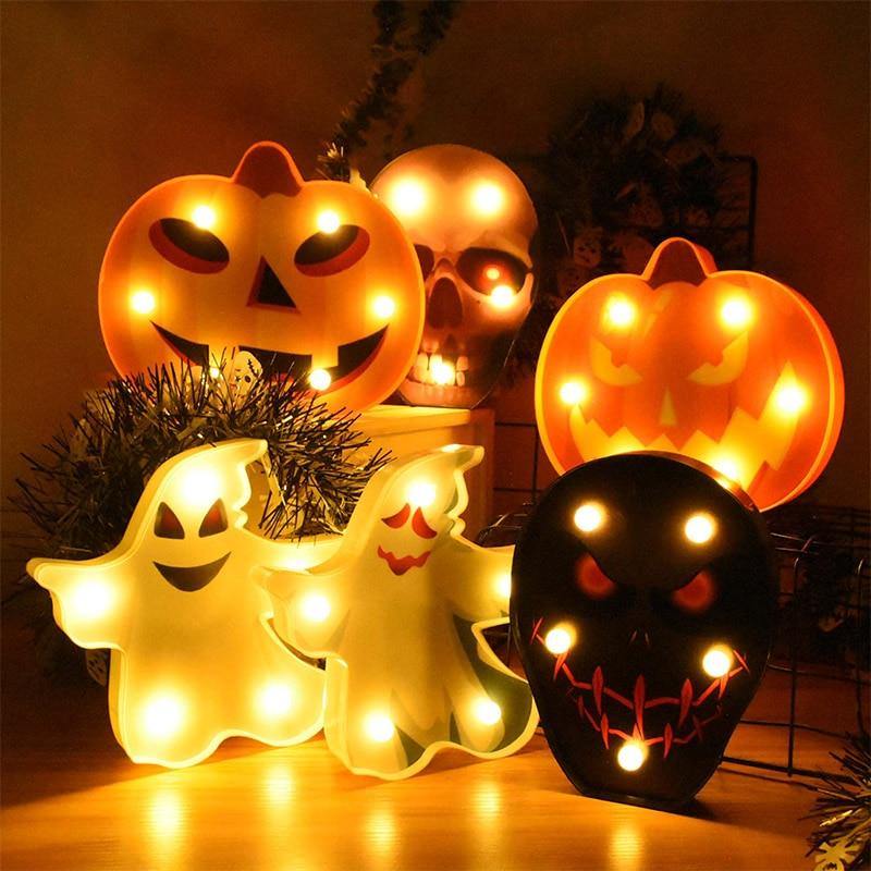 Halloween Pumpkin Decoration Led Night Lamp - MaviGadget