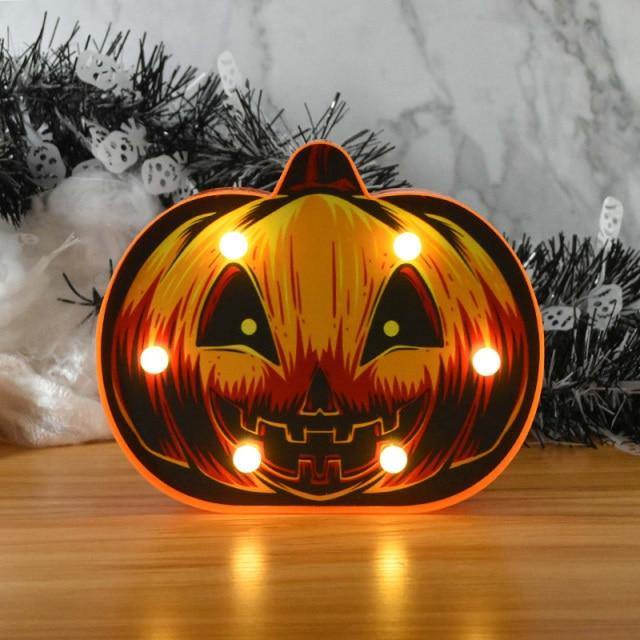 Halloween Pumpkin Decoration Led Night Lamp - MaviGadget