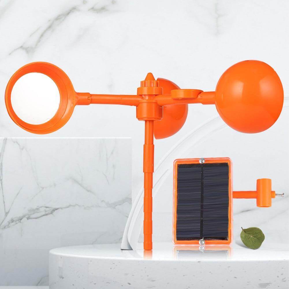 Wind Power Rotating Solar Animal Repeller - MaviGadget