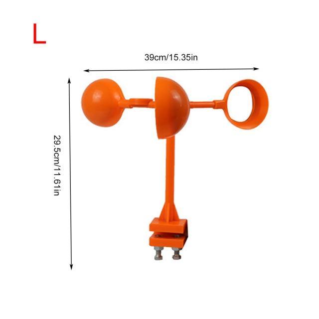 Wind Power Rotating Solar Animal Repeller - MaviGadget