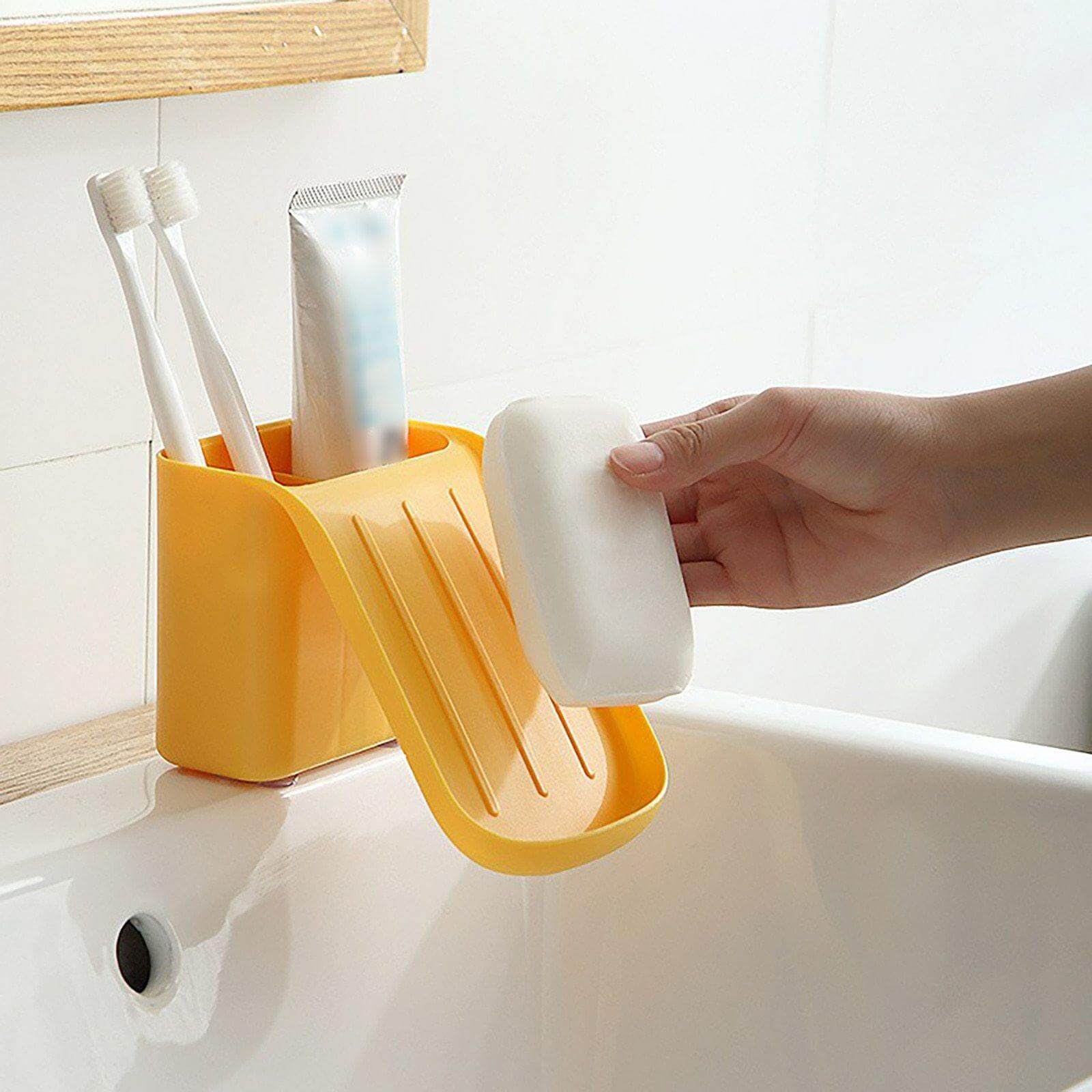 Multifunctional Smart Suction Soap Holder Rack - MaviGadget