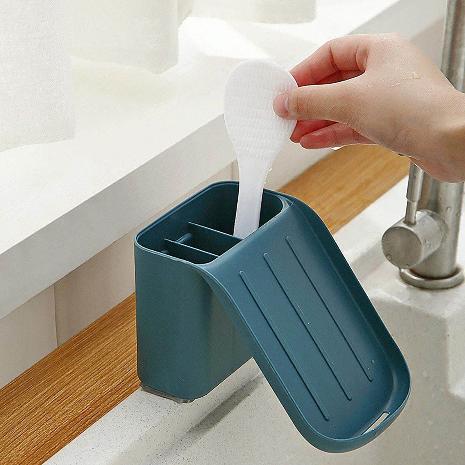 Multifunctional Smart Suction Soap Holder Rack - MaviGadget