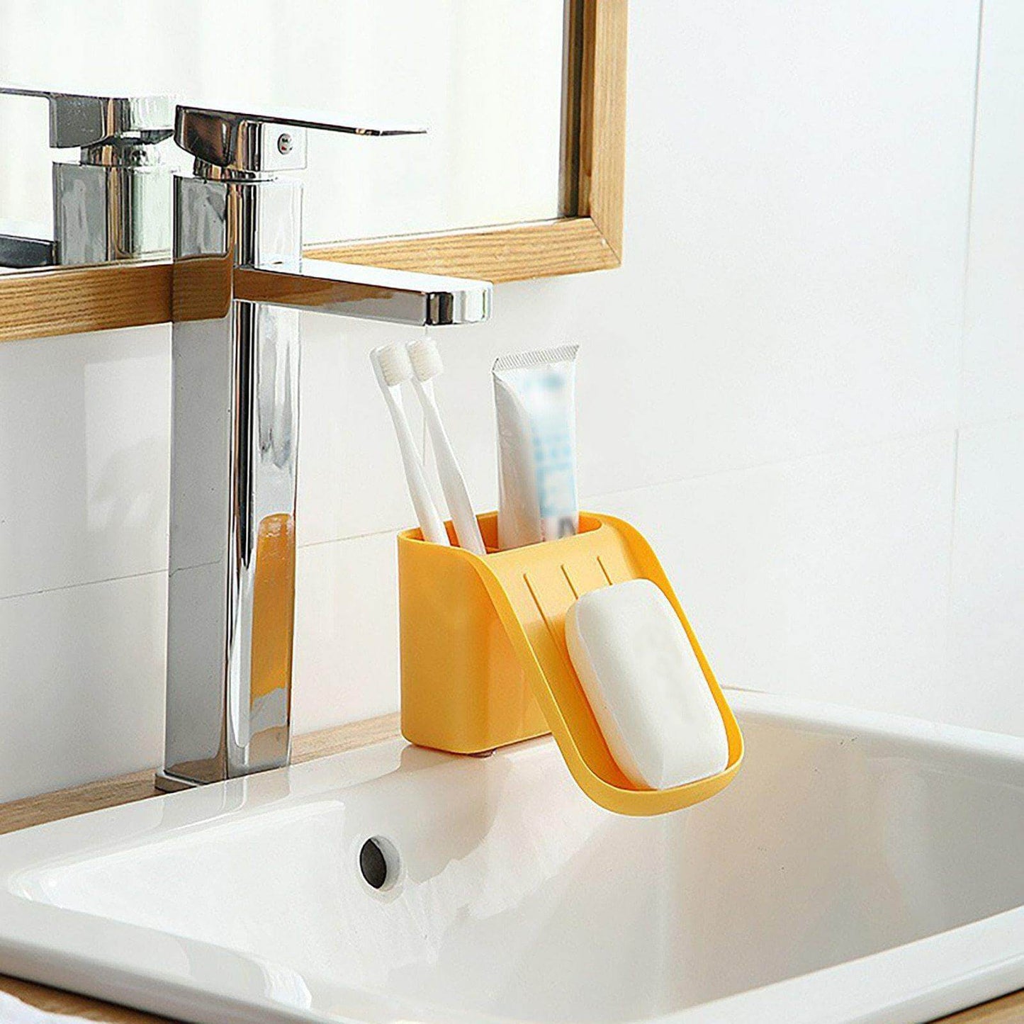 Multifunctional Smart Suction Soap Holder Rack - MaviGadget