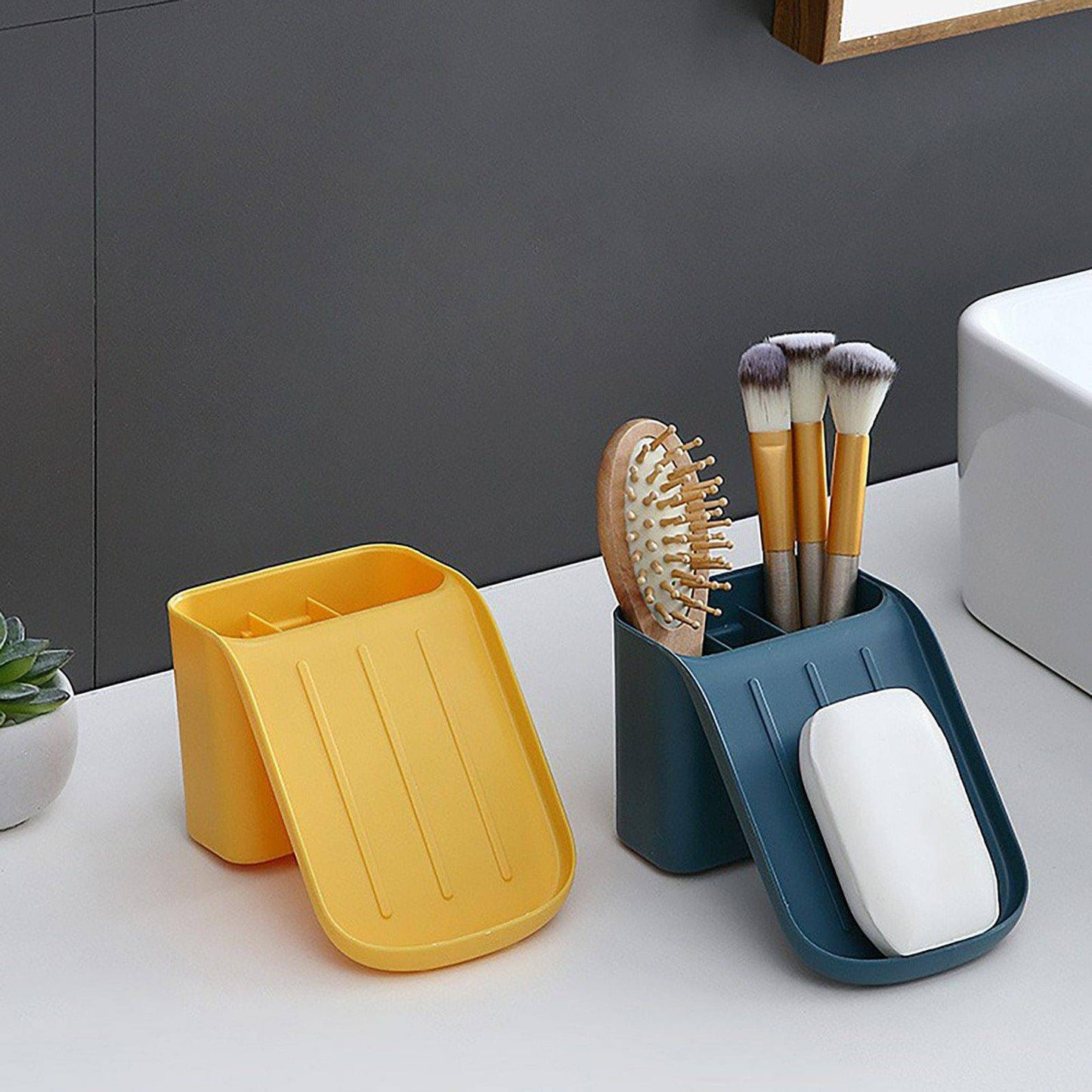 Multifunctional Smart Suction Soap Holder Rack - MaviGadget