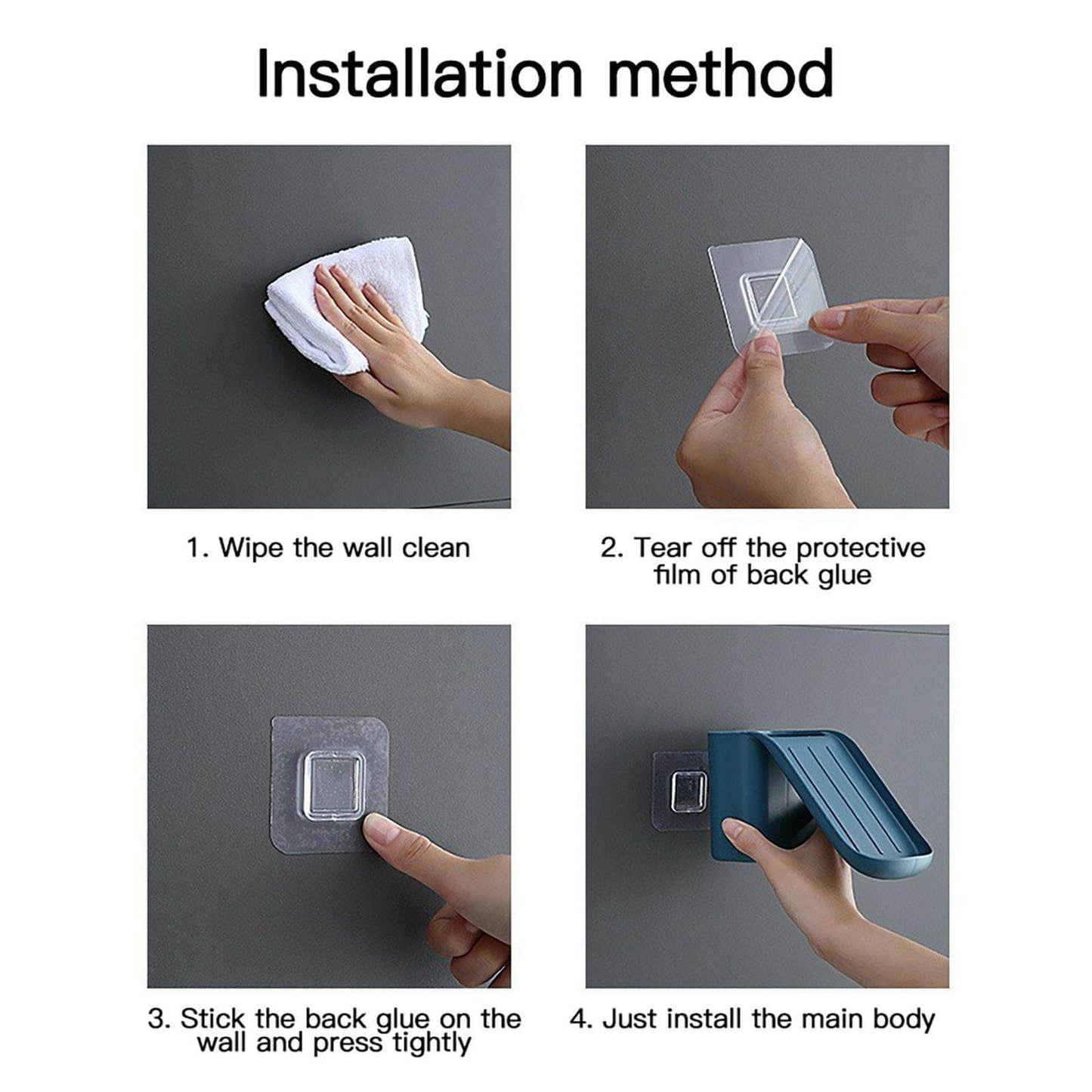 Multifunctional Smart Suction Soap Holder Rack - MaviGadget