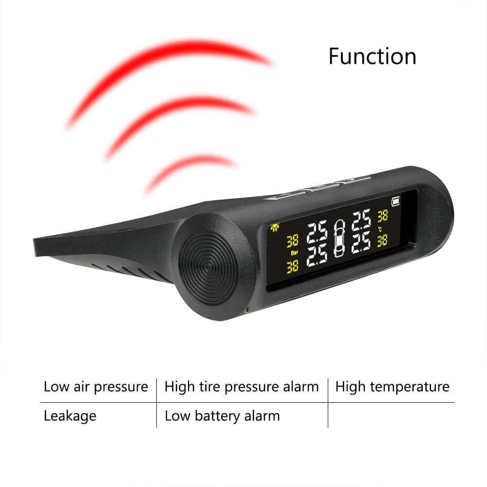 Solar Power Car Tire Pressure Sensor Monitoring System - MaviGadget
