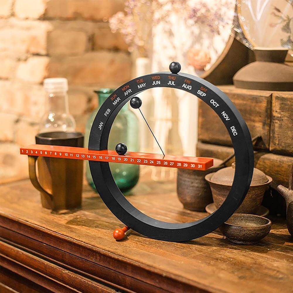 Flip Magnetic Manual Daily Desktop Calendar - MaviGadget