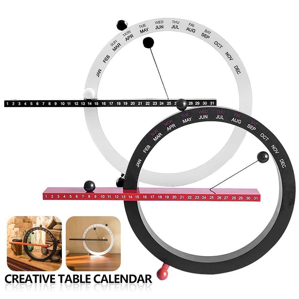 Flip Magnetic Manual Daily Desktop Calendar - MaviGadget