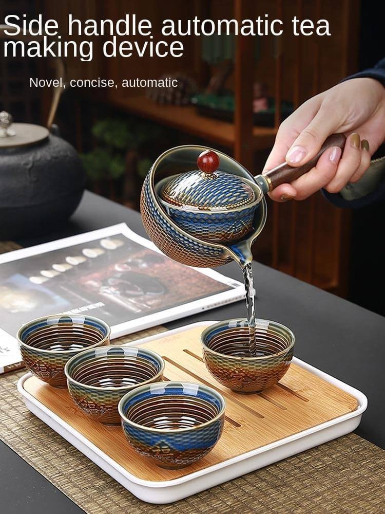 Unique Ceramic Moving Teapot Filter Set - MaviGadget