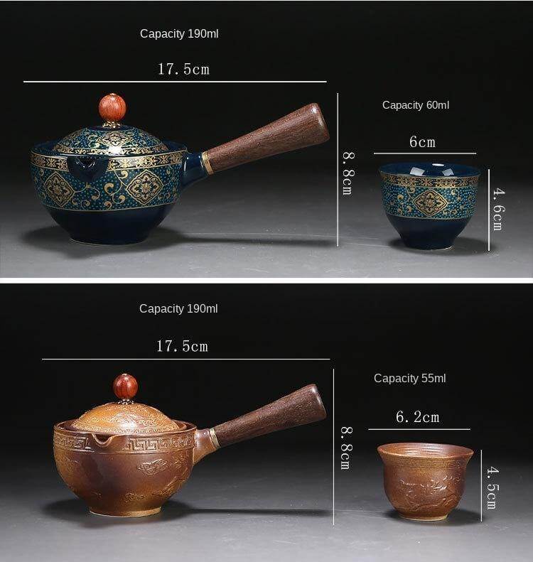 Unique Ceramic Moving Teapot Filter Set - MaviGadget