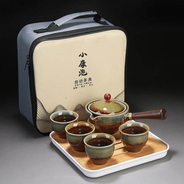 Unique Ceramic Moving Teapot Filter Set - MaviGadget