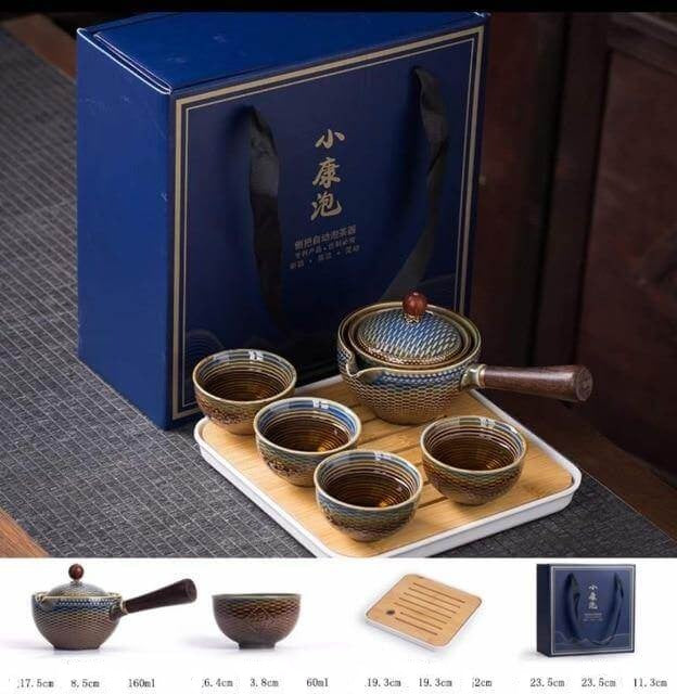 Unique Ceramic Moving Teapot Filter Set - MaviGadget