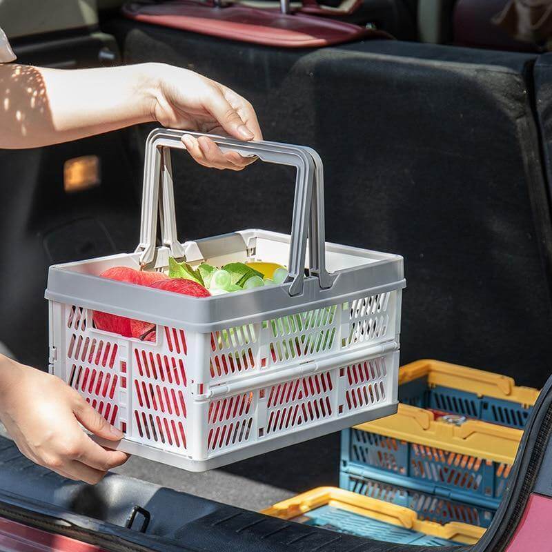 Foldable Easy Shopping Folding Basket - MaviGadget
